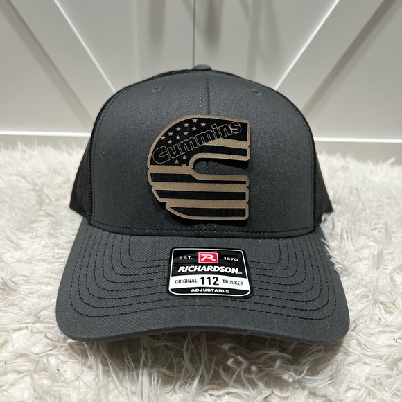 Cummins Laser Engraved Richardson 112 trucker hat. - Picture 2 of 8